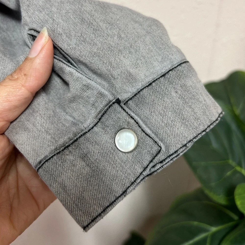 Button Down with Ruffles - Picture 3 of 10